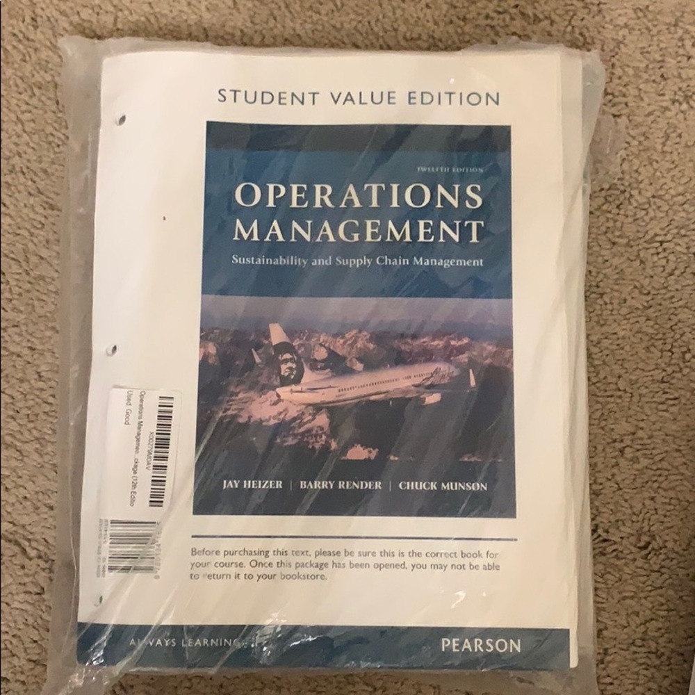Operations Management textbook